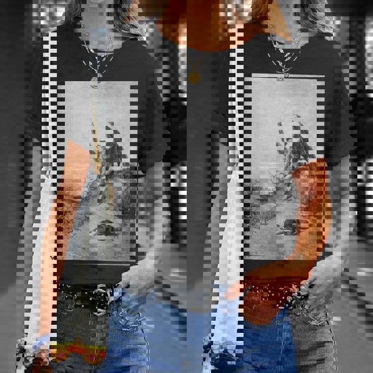 パラダイス・ロスト「多くの迷宮で」ギュスターヴ・ドレ アート Tシャツ 彼女への贈り物