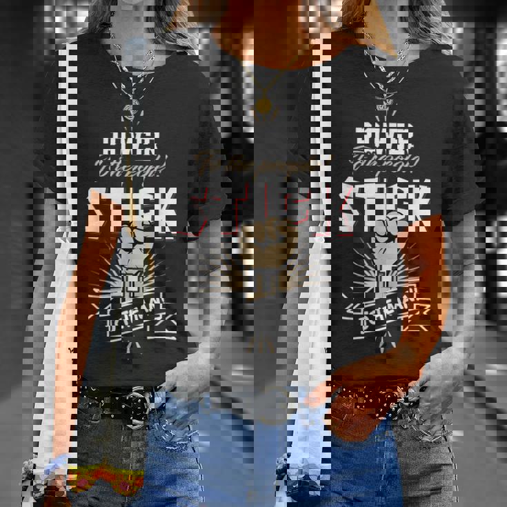 パワー・トゥ・ザ・ピープル、イット・トゥ・ザ・マン Tシャツ 彼女への贈り物