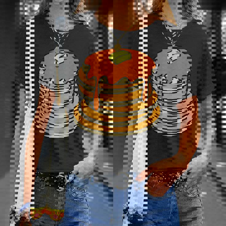 パンケーキとシロップ Tシャツ 彼女への贈り物