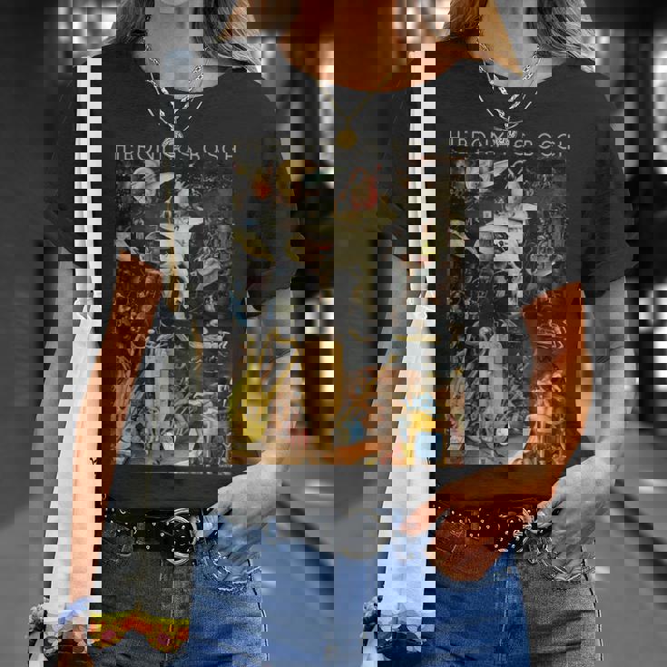 ヒエロニムスボッシュ快楽の園 Tシャツ 彼女への贈り物