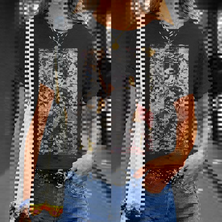 ヒップホップ Y2k ヴィンテージ ヒップスター エッジの効いたアーバン ストリートウェア 芸者 Tシャツ 彼女への贈り物