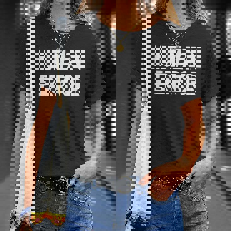 ヒューマンエラー Tシャツ 彼女への贈り物