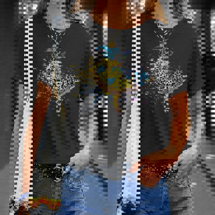 ヒョウモントカゲモドキ 水彩画 爬虫類飼育員 ヤモリ 扇子 Tシャツ 彼女への贈り物