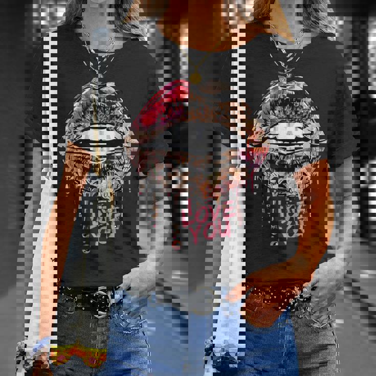 ヒョウ柄 チーター柄 アニマルリップ 花柄 セクシー ヒョウ柄 Tシャツ 彼女への贈り物