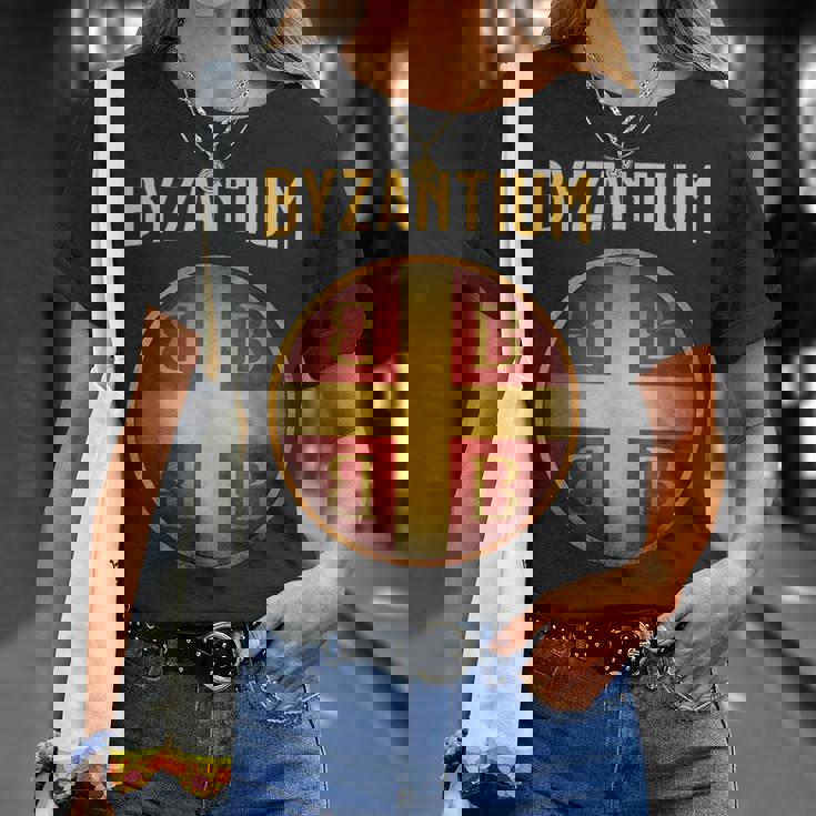 ビザンチウムのシンボル コンスタンティノープルとビザンツ帝国 Tシャツ 彼女への贈り物