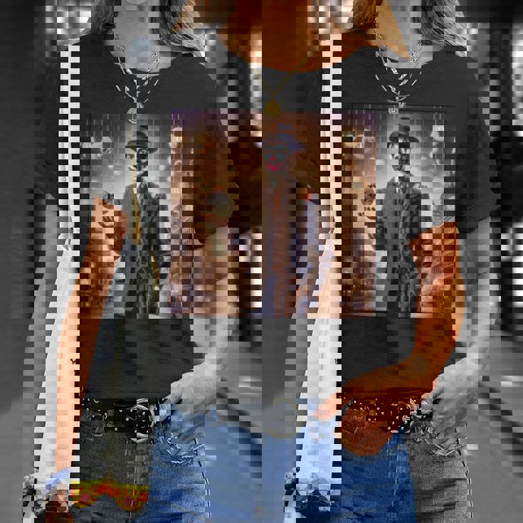 ビットコイン ピエロ ピエロ ミームコイン ミームマトリックス 長袖tシャツ Tシャツ 彼女への贈り物