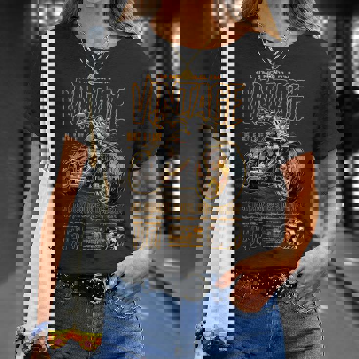 ビンテージ バイク バイカー バイクの誕生日 1961 年生まれ Tシャツ 彼女への贈り物