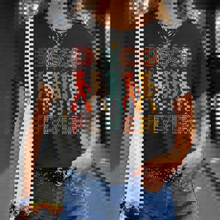 ビンテージ レトロ ディスコ フィーバー 70 年代 80 年代のファミリー パーティー ダンス テーマ Tシャツ 彼女への贈り物