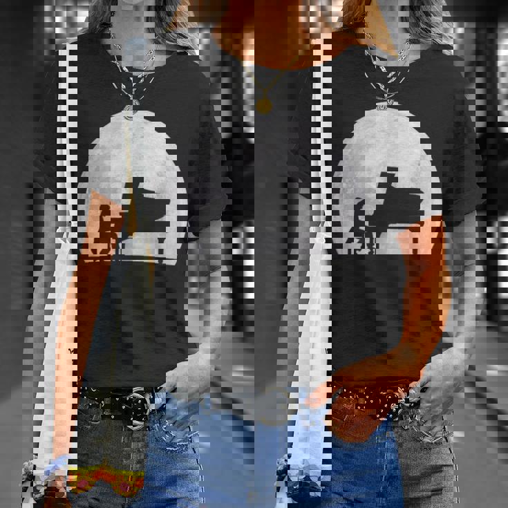 ピアニスト ピアノ奏者 クラシック音楽 ジャズ音楽 満月 趣味 クール ピアノ好き 音楽好き Tシャツ 彼女への贈り物