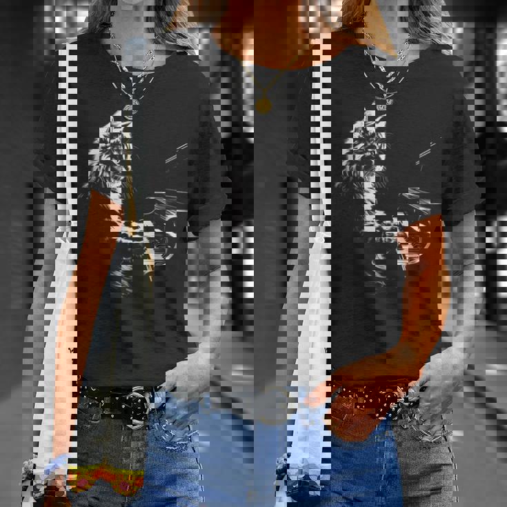 ピアノを弾く猫 ヴィンテージ ジャズ ミュージシャン ピアニスト Tシャツ 彼女への贈り物