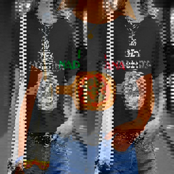 ピザ ナポレターナ イタリア ナポリ ピザ マルゲリータ Tシャツ 彼女への贈り物