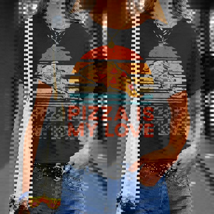 ピザ・イズ・マイ・ラブ Tシャツ 彼女への贈り物