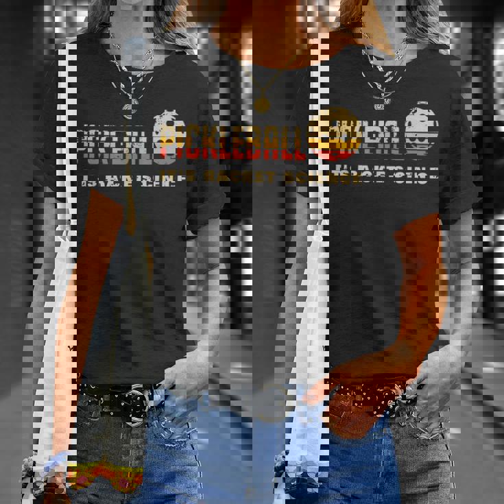 ピックルボール それはラケット・サイエンス 面白いピックルボール Tシャツ 彼女への贈り物