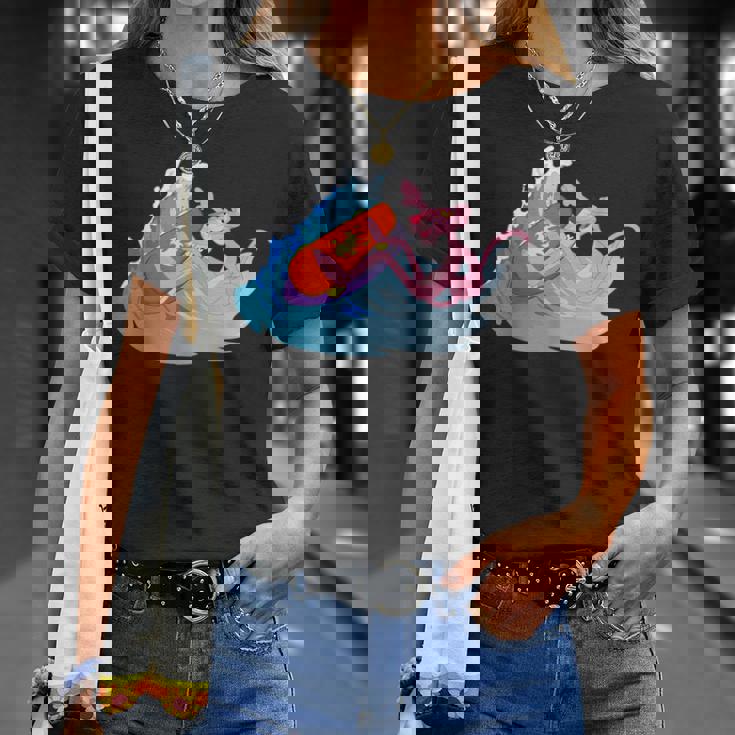 ピンクパンサー ビーチサーフィン 夏休み Tシャツ 彼女への贈り物