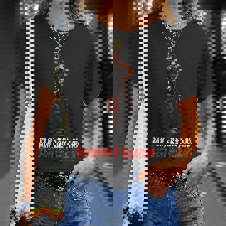 ピンナップガール スマート、生意気、やや上品 Tシャツ 彼女への贈り物