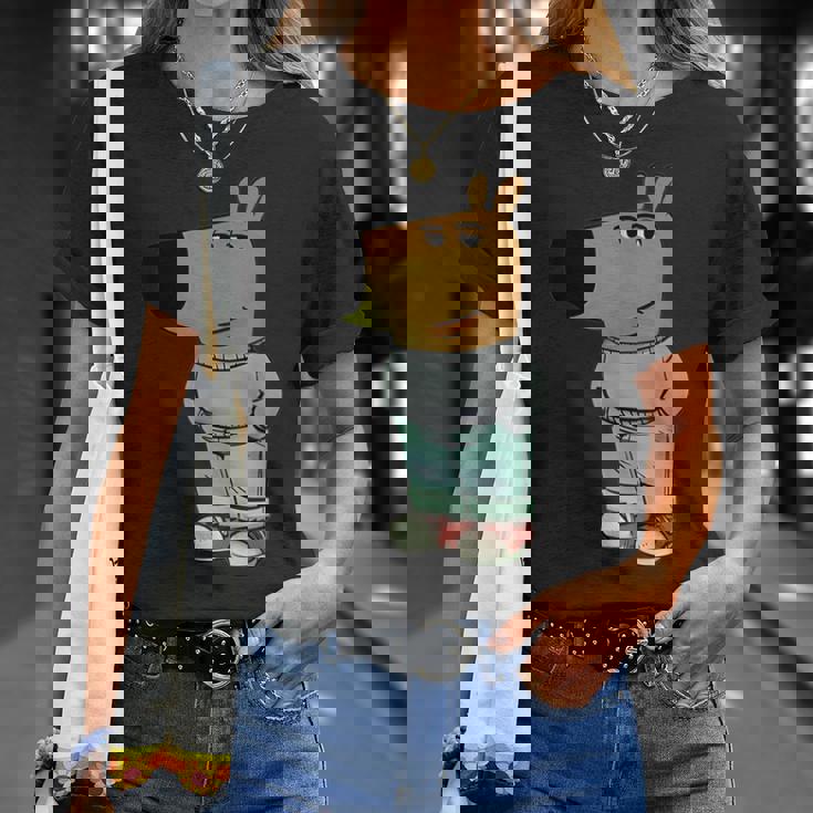 ファニー・ジェネ・アルファ・チル・ガイ・ミーム・ドッグ・クール・インターネット・ステートメント Tシャツ 彼女への贈り物