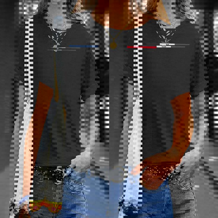 フィリグリートリコロール-フランスのナショナルカラー Tシャツ 彼女への贈り物