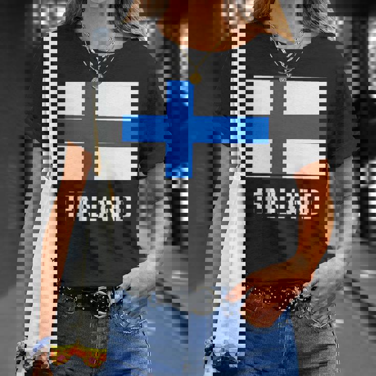 フィンランドの国旗 Tシャツ 彼女への贈り物