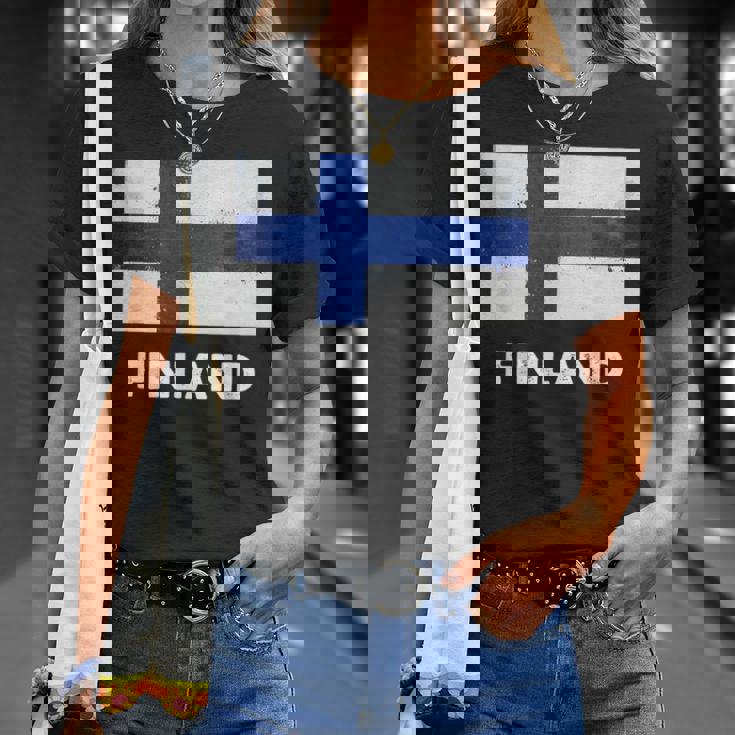 フィンランド国旗tシャツ Tシャツ 彼女への贈り物