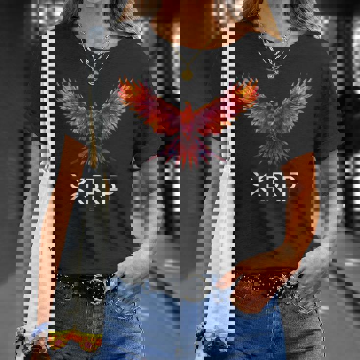 フェニックスxrp暗号通貨ボーイフレンドガールフレンド Tシャツ 彼女への贈り物