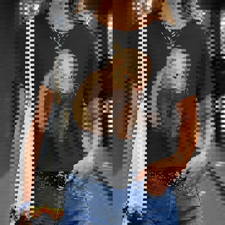 フェレットオーナーペットフェレット Tシャツ 彼女への贈り物