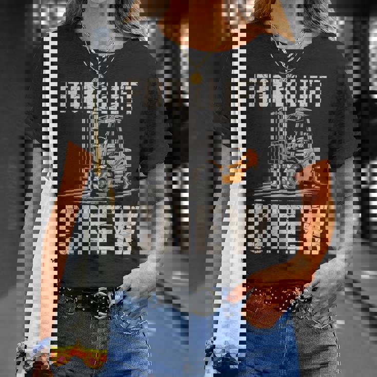 フォークリフト クルー ヴィンテージ 倉庫 作業員 倉庫 Tシャツ 彼女への贈り物