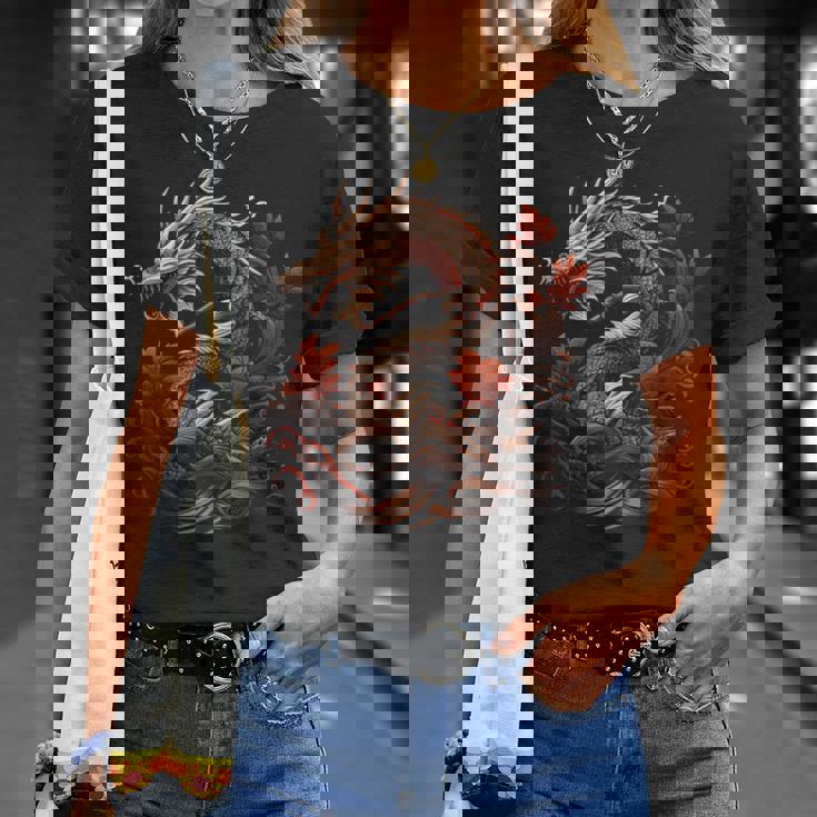 フライング・ジャパン・ドラゴンズ Tシャツ 彼女への贈り物