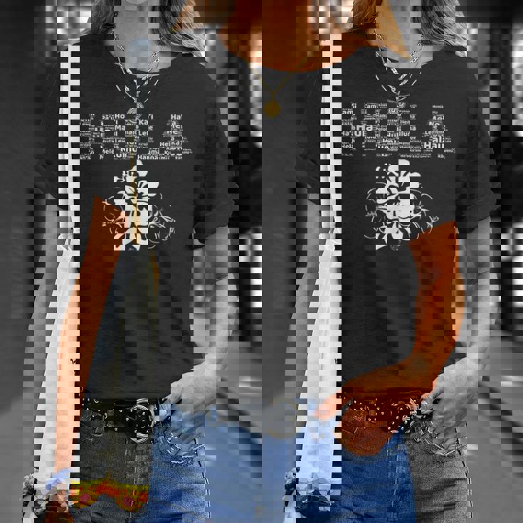 フラダンスステップ ハワイアンギフト Tシャツ 彼女への贈り物