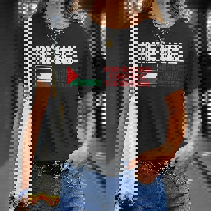 フリーガザ セーブガザ フリーパレスチナ パレスチナ Tシャツ 彼女への贈り物