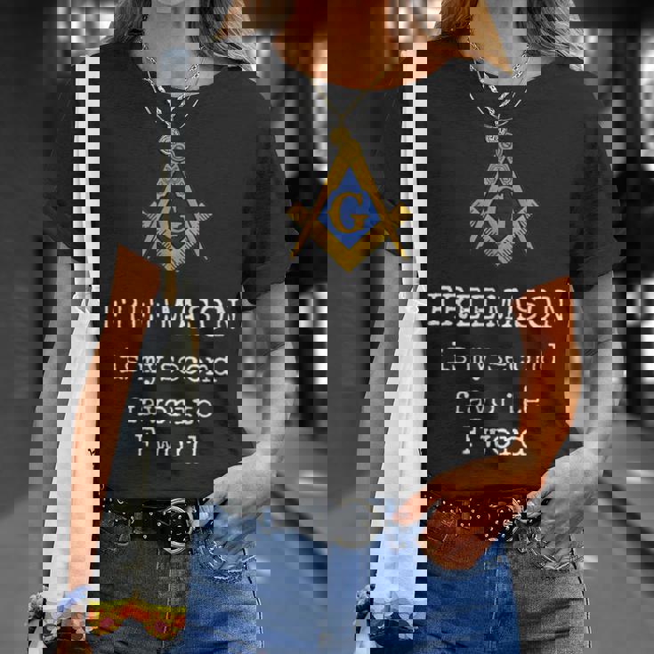 フリーメイソン マイセカンドフェイク F Word Naughty ファニーフリーメーソン Tシャツ 彼女への贈り物