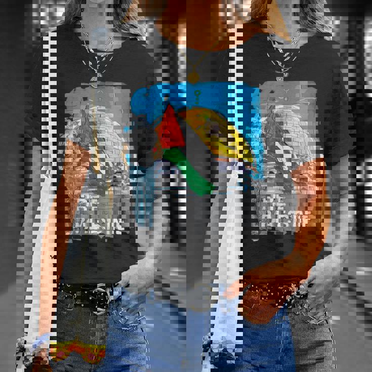 フリー・パレスチナ セーブ・ガザ Tシャツ 彼女への贈り物