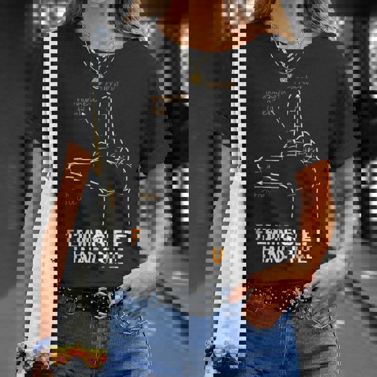 フレミングス 左手用ルール Tシャツ 彼女への贈り物