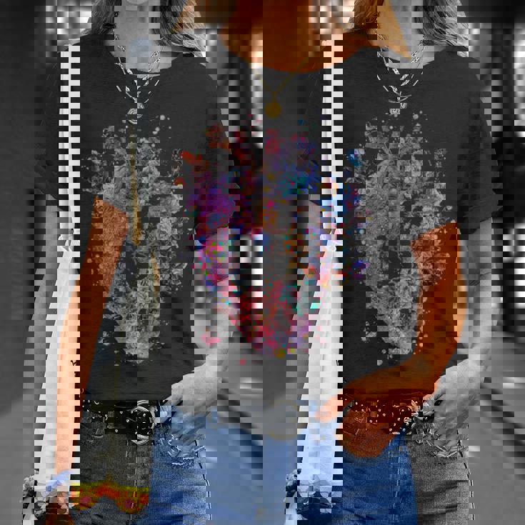 フローラル解剖学的人間の心臓グラフィック心臓専門医ギフト Tシャツ 彼女への贈り物