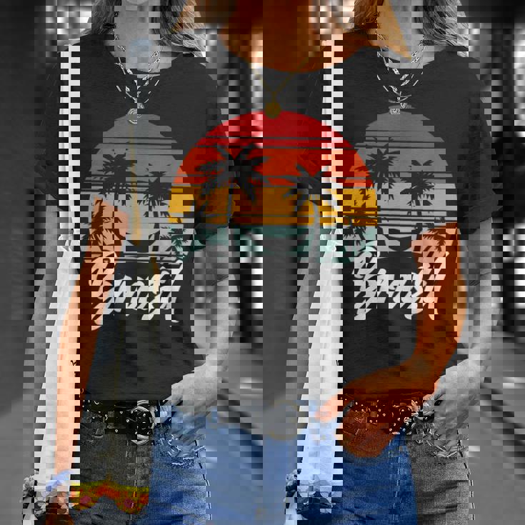 ブラジル ヴィンテージ バケーション ビーチ 海 夏 ブラジル Tシャツ 彼女への贈り物