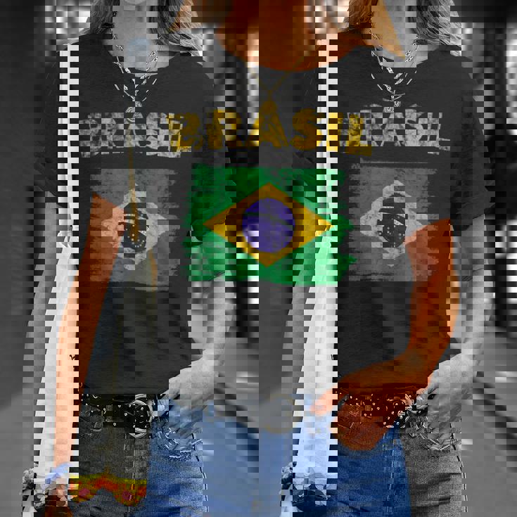ブラジルの国旗 Brasil Tシャツ 彼女への贈り物