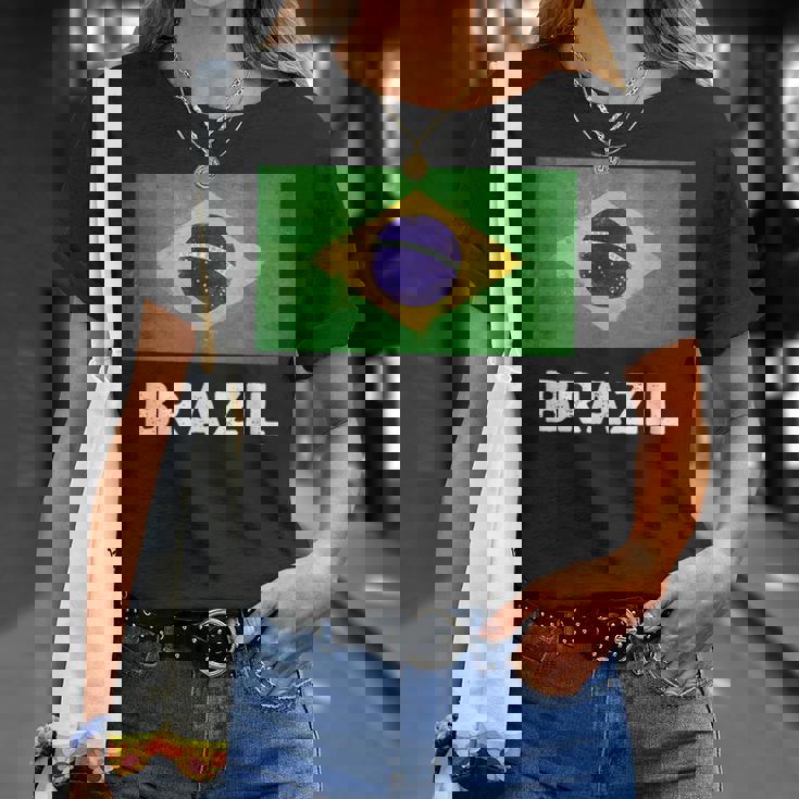ブラジル国旗tシャツ Tシャツ 彼女への贈り物