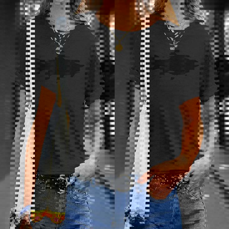 ブラックトラウトフィッシュ Tシャツ 彼女への贈り物