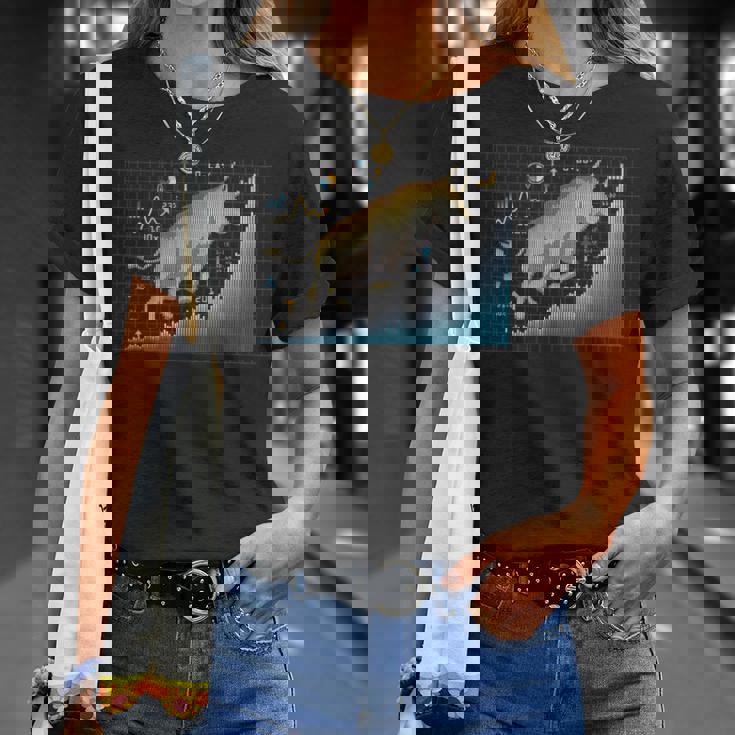 ブル・インベスター 株式市場 為替 資本主義 投資 Tシャツ 彼女への贈り物