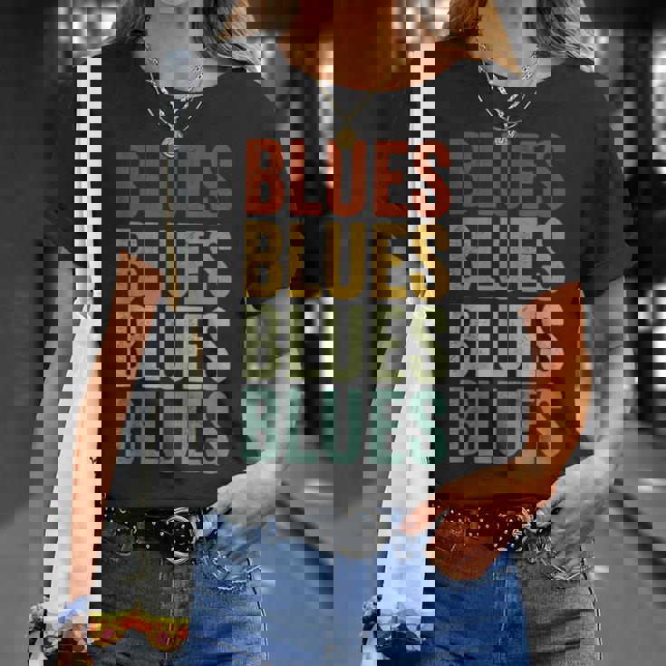 ブルースミュージックブルースマン Tシャツ 彼女への贈り物