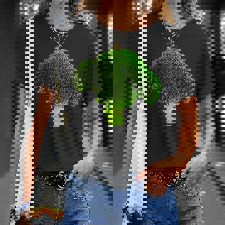 ブロッコリー 写真 エンブレム Broccoli Photo Emblem Tシャツ 彼女への贈り物