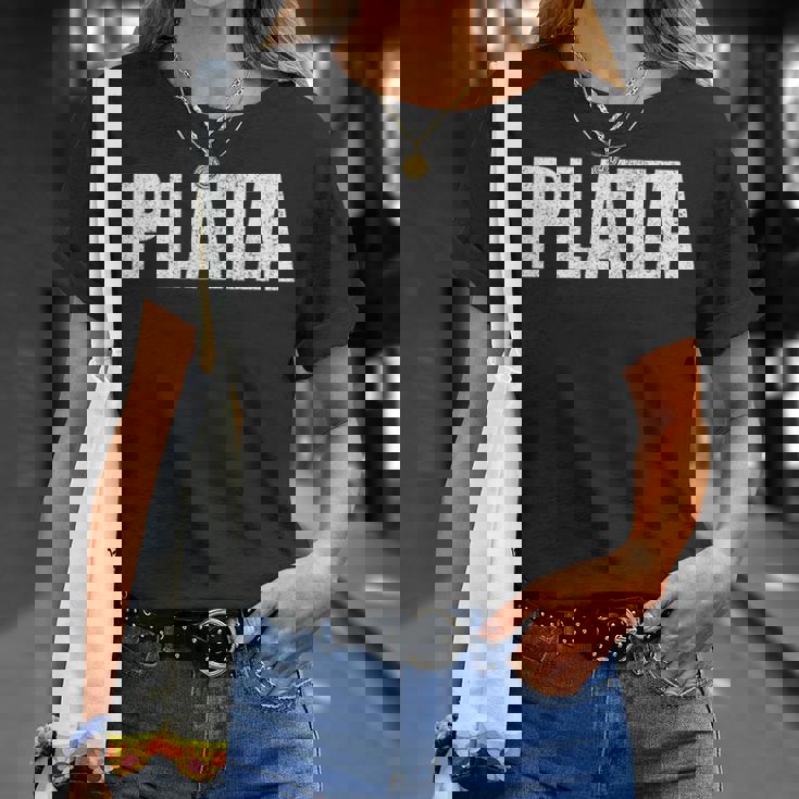 プラタ 姓 レトロ ヒスパニック メキシコ スペイン語 家族 Tシャツ 彼女への贈り物