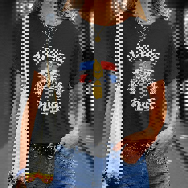 プラタノパワー ドミニカ共和国独立記念日 Tシャツ 彼女への贈り物