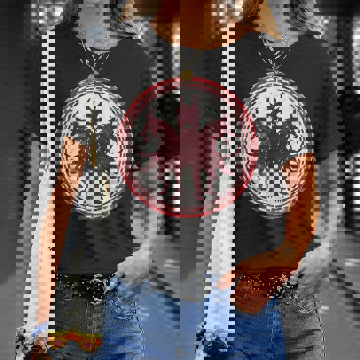 ヘルハウンド ケルベロス コスチューム 三頭 ハデスの猟犬 Tシャツ 彼女への贈り物