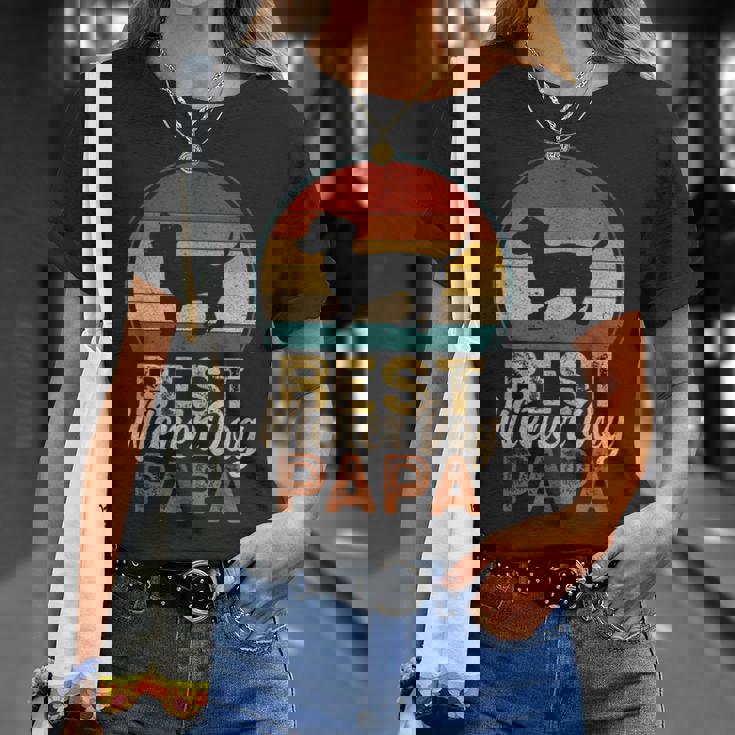 ベスト・ウィンナー・ドッグ・パパ、ダックスフント Tシャツ 彼女への贈り物