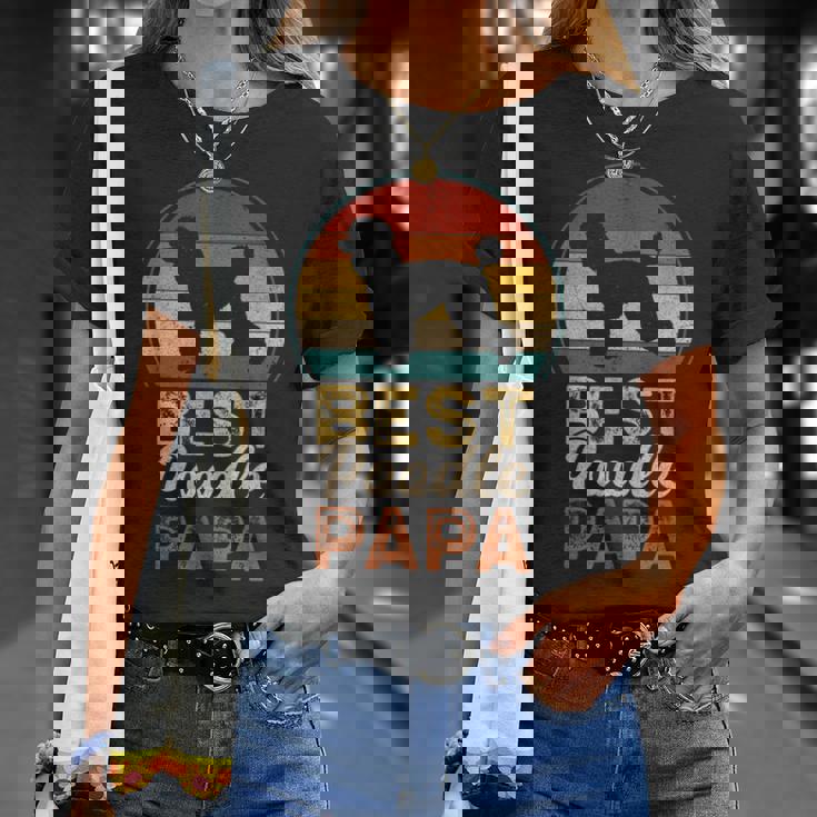 ベスト・プードル・パパ、父の日 Tシャツ 彼女への贈り物