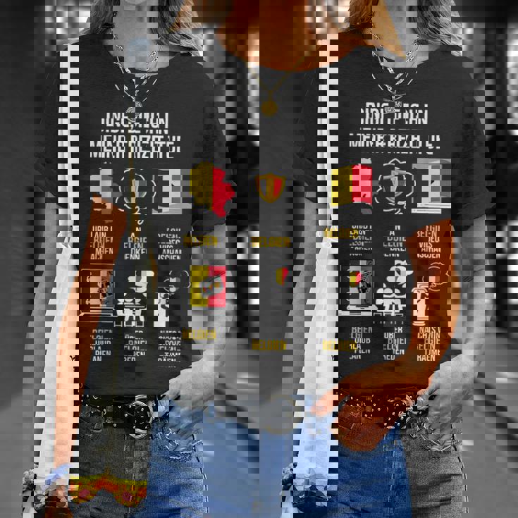 ベルギーの発言 Tシャツ 彼女への贈り物