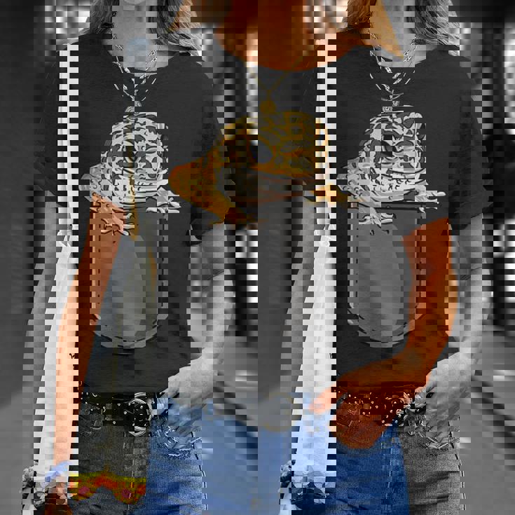 ペットヒョウモントカゲモドキギフト-私は私のヒョウモントカゲモドキが大好きです Tシャツ 彼女への贈り物