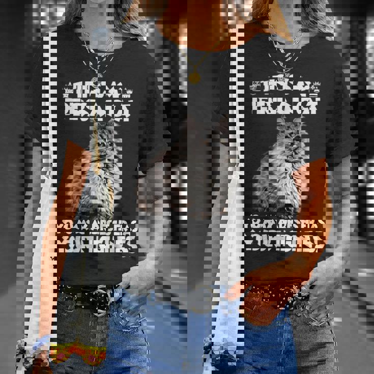 ペルシャ猫Tシャツ 彼女への贈り物