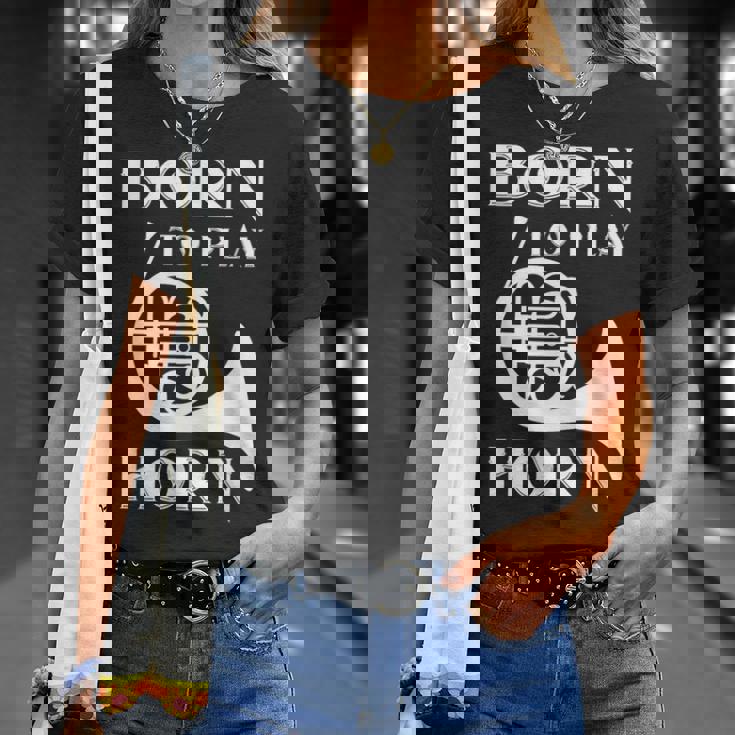 ホルン クラシックオーケストラ ホルニスト フレンチホルン 吹奏楽 Tシャツ 彼女への贈り物