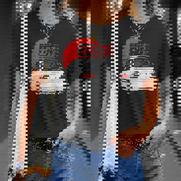 ホワイトハッチシビック Eg6-クラシック Jdm Tシャツ 彼女への贈り物